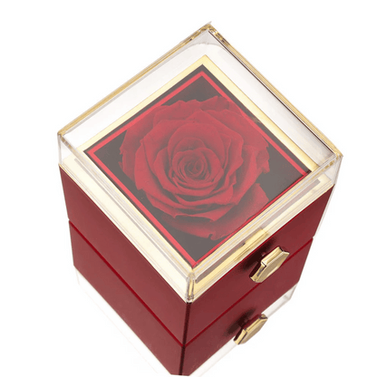 Personalized Engraved Necklace & Eternal Rose Gift Box