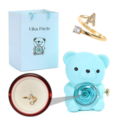 The Eternal Teddy & Initial Ring