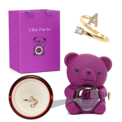 The Eternal Teddy & Initial Ring